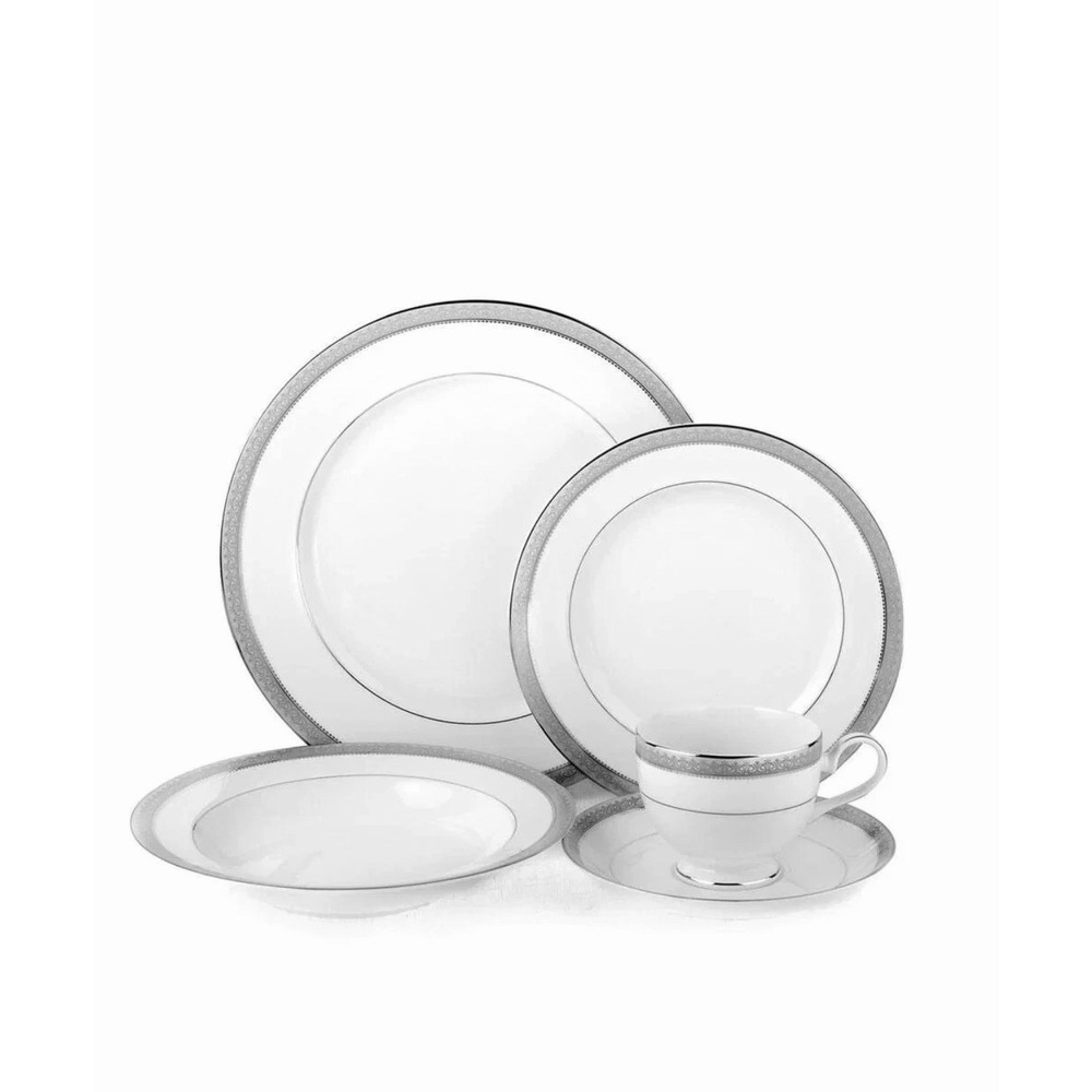 Mikasa Platinum Crown‎ 5-Piece Place Setting Service for 1